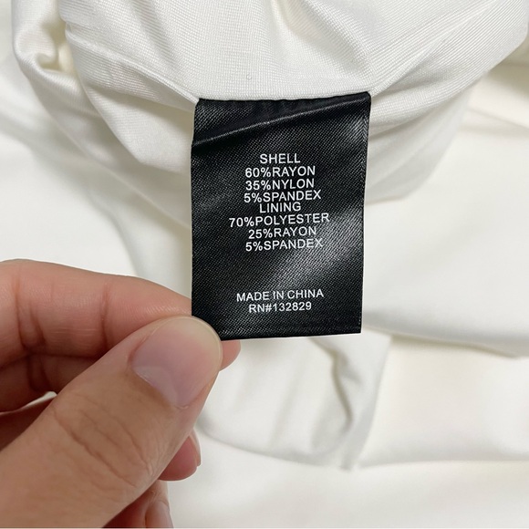 SOLD // NBD Titan Dress in Ivory Size Medium - Picture 7 of 8